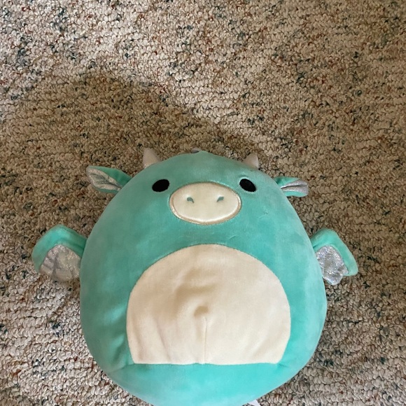 Squishmallow Dragon Miles Teal Plush - Picture 2 of 5
